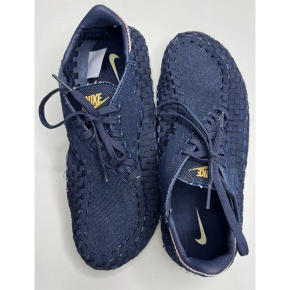 Nike Air Footscape Woven Raw Denim Obsidian HF1759-400 Women's Size 10 - Picture 10 of 10